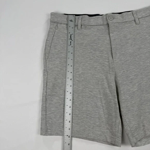Mizzen And Main ProFlex Shorts Mens W38 8L Gray Stretch Performance Zip Pockets - Picture 7 of 11